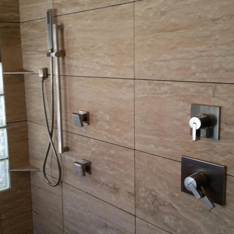 Shower fixture installation for Water Heater Replacement in Odenton